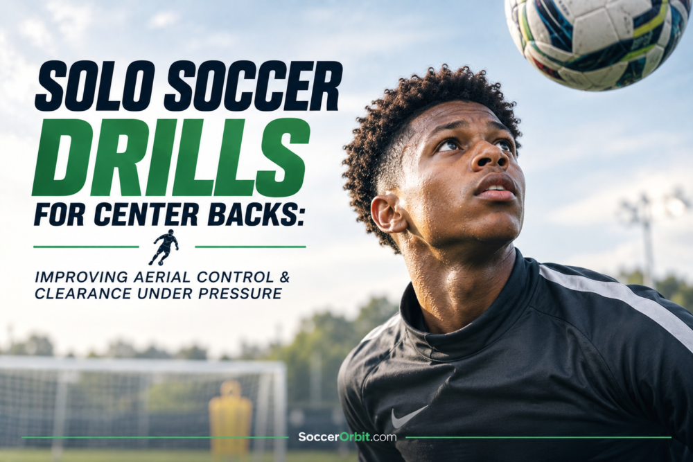 Solo Soccer Drills for Center Backs: Improving Aerial Control & Clearance Under Pressure