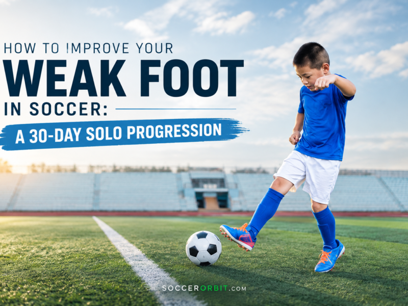 How to Improve Your Weak Foot in Soccer: A 30-Day Solo Progression