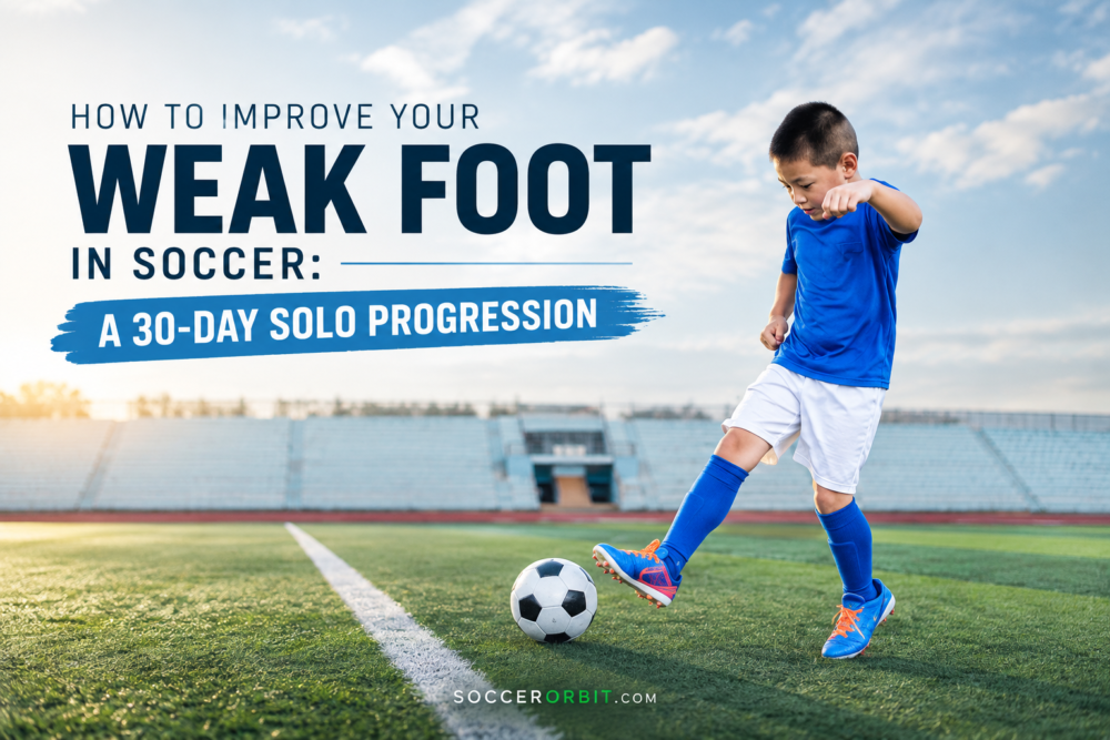 How to Improve Your Weak Foot in Soccer: A 30-Day Solo Progression